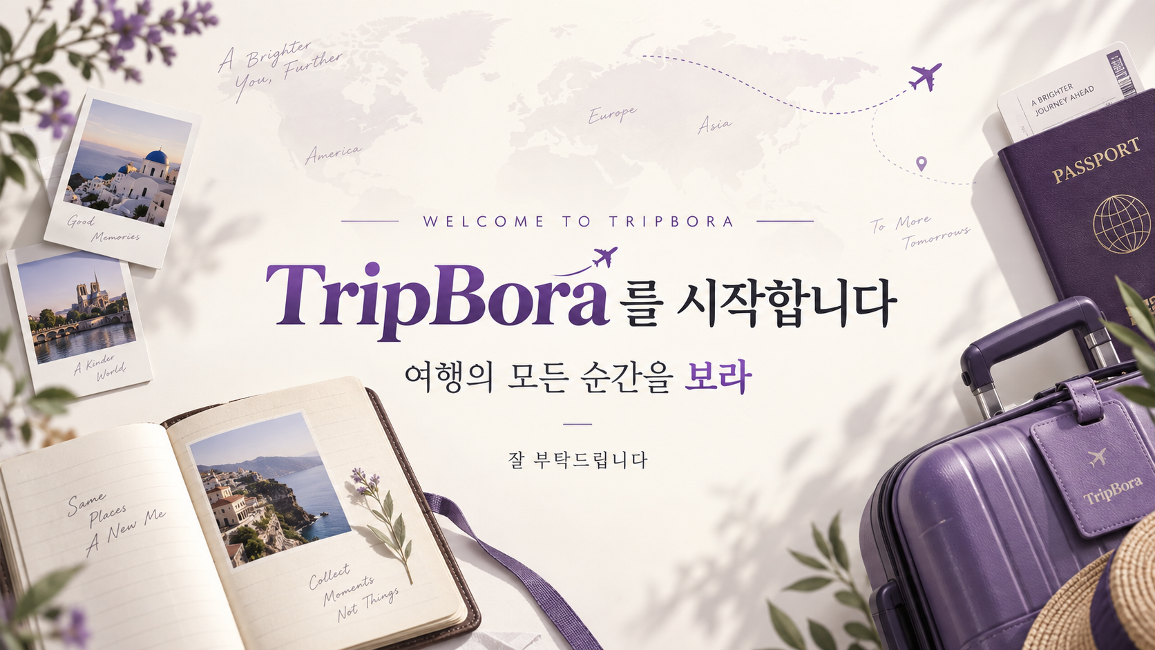 TripBora를 시작합니다 대표 이미지